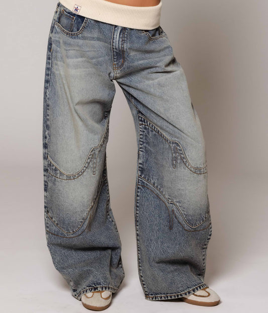 Luxe Flip™ Luxury Foldover Jeans